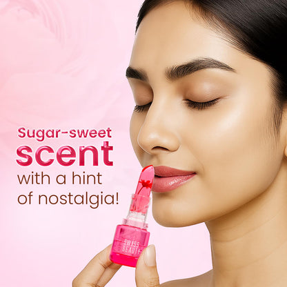 Swiss Beauty Jelly Bloom pH Lip Balm | Colour-Changing Tint | Hydrating | With Vitamin E | Vegan | Paraben-Free | Cruelty-Free | 3.6g, Shade- Pink Petal