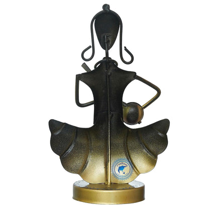 Metal Rajasthani Musicians Lady Set of 3, Aesthetic Home Decor, Home Decor for Bedroom & Gifts.