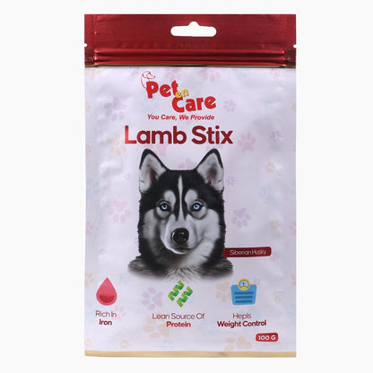 Pet en Care Real Lamb Stix for Dogs, Natural and Nutritional Treat | High in Proteins | Healthy Snacks for All Breed Dogs