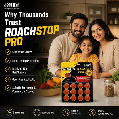 Advanced Cockroach Killer Bait Gel – Effective Roach Control for Indoor Outdoor, Kitchens & Bathrooms