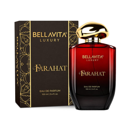 BELLAVITA FARAHAT | Dubai Crafted | Perfume For Man | 100ml | 25% Perfume Oil Concentration | Oud, Saffron, Patchouli & Musk | Premium Long Lasting Fragrance