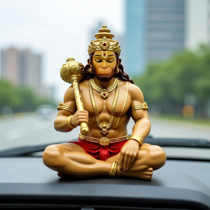 UNOVATE Hanuman Murti | Idol for Car Dashboard, Home, Office, Multicolour