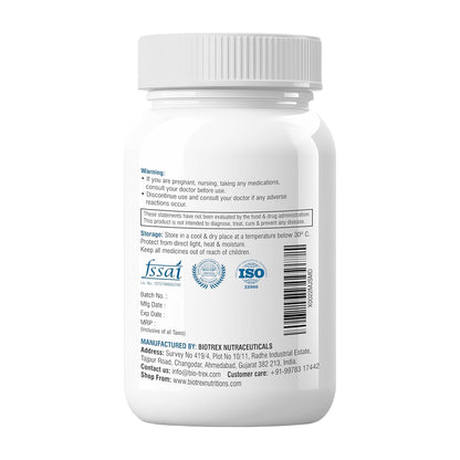 Biotrex Nutraceuticals Thyroid Care Supplement With Ashwagandha, Kelp, Selenium, L-Tyrosine & Iodine | Supports Thyroid Health & Mood Balance | Enhances Energy - 60 Vegetarian Capsules