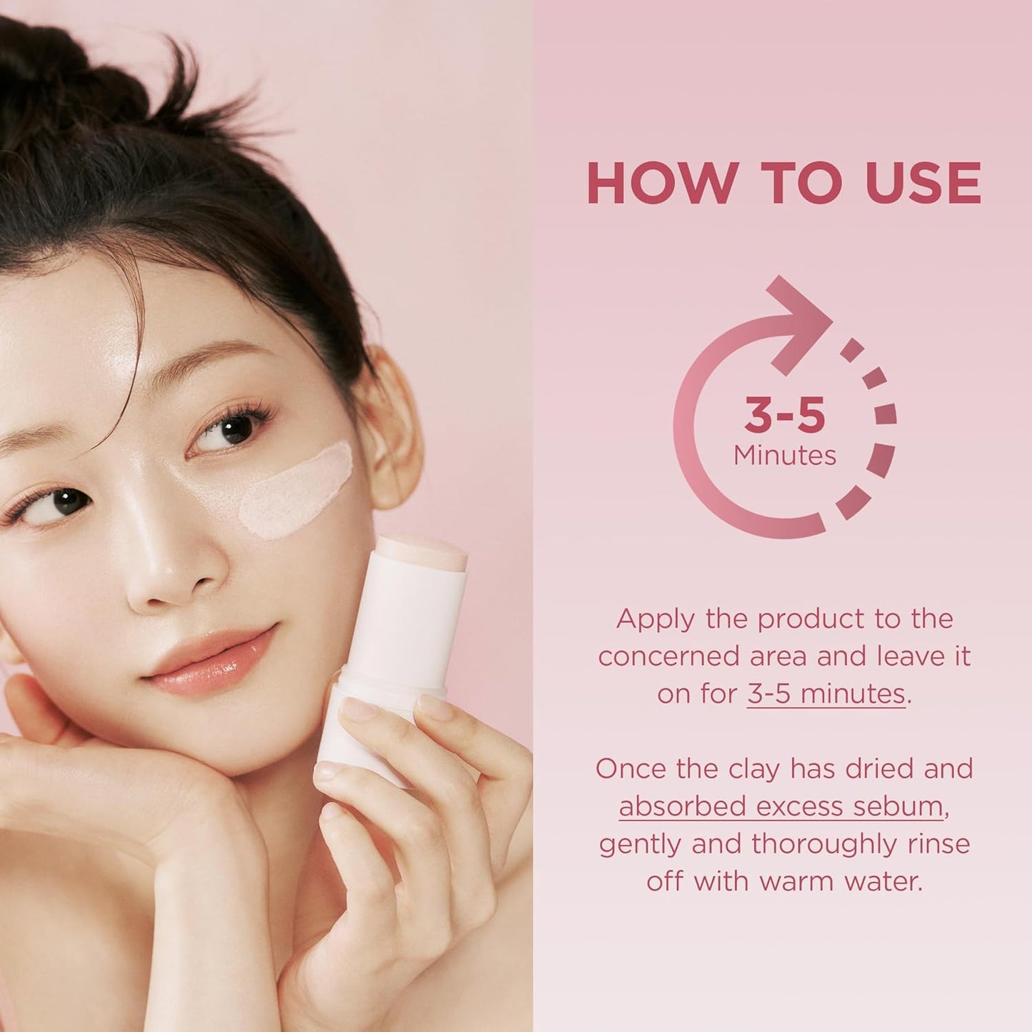 SKIN1004 Madagascar Centella Poremizing Quick Clay Stick Mask 27g – Face Mask with 5 Clays & Red Bean Powder for Pore Care, Oil Control, Blackhead Removal & Skin Soothing Korean Skincare