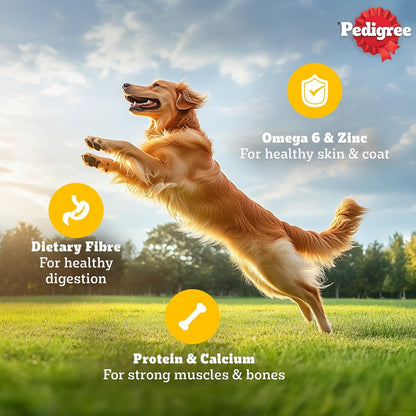 Pedigree Adult Wet Dog Food, Chicken & Liver Chunks in Gravy, 70 g, Complete & Balanced Meal for Adult Dogs