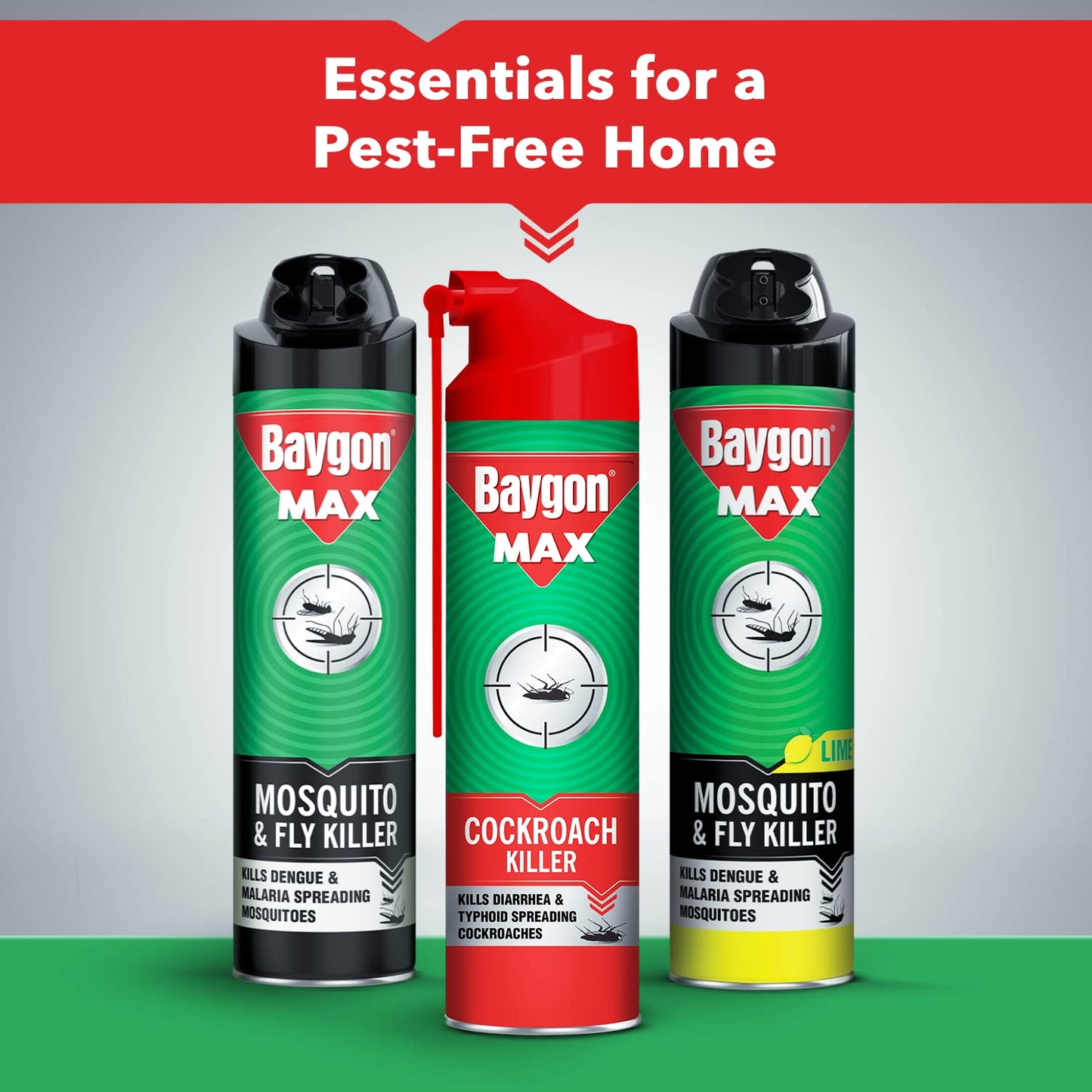 Baygon Cockroach Killer Spray, 400 ml