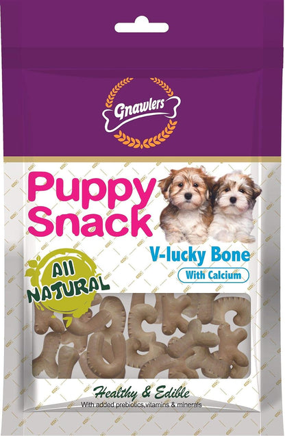 Gnawlers Calcium V-Lucky Bone, 270 g By DogsNCats