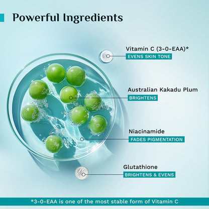 Pilgrim Australian Kakadu Plum Vitamin C Face Moisturizer with Niacinamide for Glowing Skin | Triple Glow Brightening Cream | Hydrating Gel for Dark Spots & Pigmentation Removal | For All Skin - 50 g