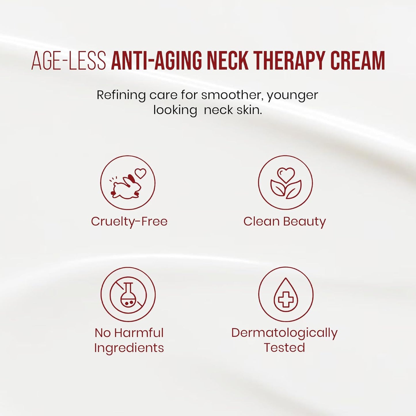 Mitchell USA Anti-Aging Neck Therapy Cream – Firms & Smooths Neck Skin, Reduces Fine Lines | With Lotus Seed Extract & Cocoa Butter | For All Skin Types | 50 g