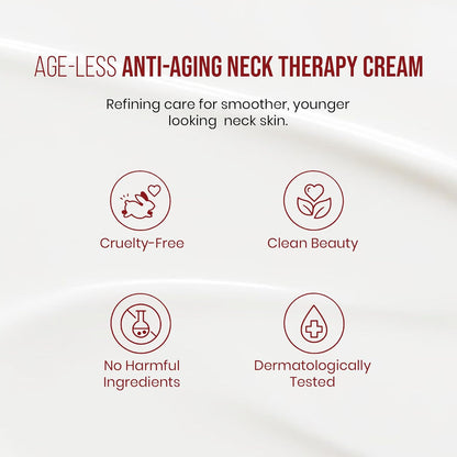 Mitchell USA Anti-Aging Neck Therapy Cream – Firms & Smooths Neck Skin, Reduces Fine Lines | With Lotus Seed Extract & Cocoa Butter | For All Skin Types | 50 g