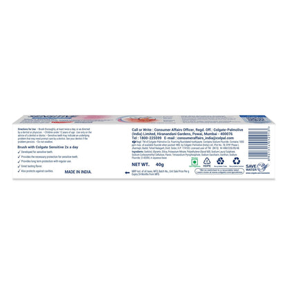 Colgate Sensitive Toothpaste with Clove Oil, for Sensitivity Relief, 160g,