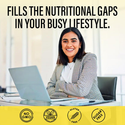 Be. 100% Daily Multivitamin Tablet for Men & Women | With Magnesium, Zinc, Biotin & Vitamin E | Everyday Multivitamin Tablets for Women & Men | Supports Energy, Immunity, Hair & Skin Care 30 Tablets