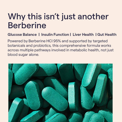 The Good Bug Berberine 95% with Probiotics | 1000 Mg | Advanced Metabolic Support with Bitter Melon & Milk Thistle | Supports Healthy Blood Sugar, Liver Function & Gut Health | 60 Tablets