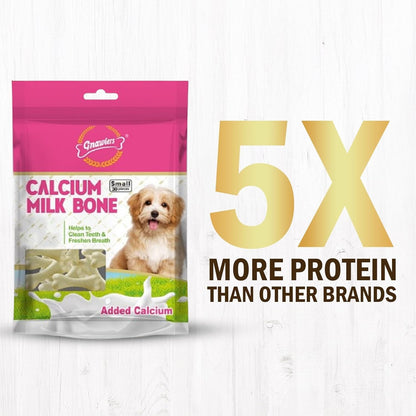 GNAWLERS All Life Stages Calcium 30 in 1 Milk Bones Dog Treats, 270 g