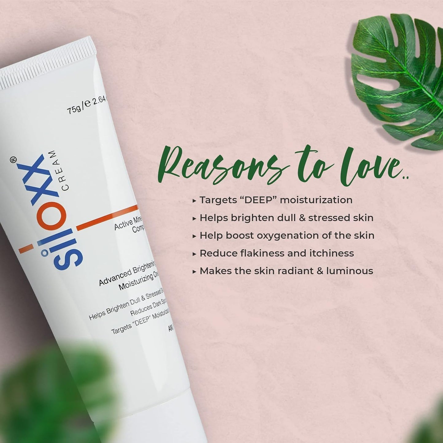 Siloxx Advanced Brightening & Moisturizing Cream with Active Mineral & Hydration Complex | Dark Spot Reduction & Deep Skin Nourishment | 75g