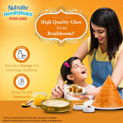Nutralite Doodhshakti Pure Ghee | from Braj Bhoomi | 1 Litre