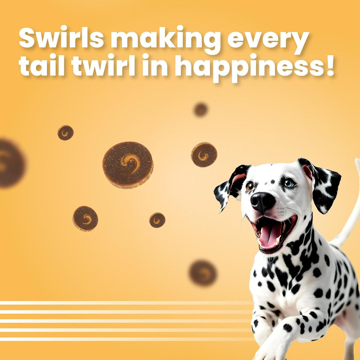 Bark Out Loud by Vivaldis - Chicken Swirls Dog Treat | Nutritious Ingredient Treats | Rich in Protein, Omega 3 Fatty Acids, Antioxidants for Dogs of All Life Stages - 100 gm, Pack of 1