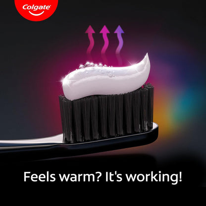 Colgate Visible White O2, Teeth Whitening Toothpaste (50g) for noticeably whiter teeth starting in 3 days with Active Technology, Enamel Safe Teeth Whitening & Fresh Breath