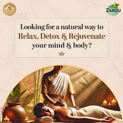 Zandu Ayurvedic Dual Sided Kansa Wand Massager | 100% Bronze & Teakwood handle– Portable Face, Neck, Body & Foot Massager | Promotes Relaxation & Improves Blood Circulation | Face Yoga Wellness Tool