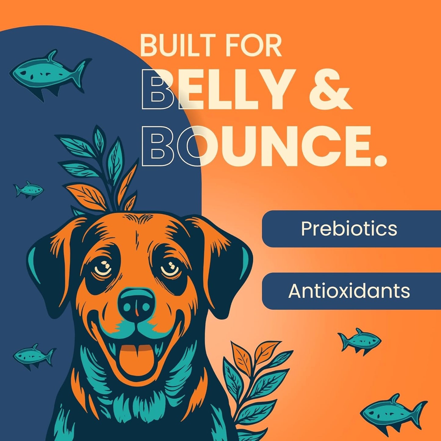 Thrive- Bark Out Loud Real Tuna Fish Dry Dog Food | Antioxidants, Omega, Multivitamins | Yucca for Digestion (800 gm)