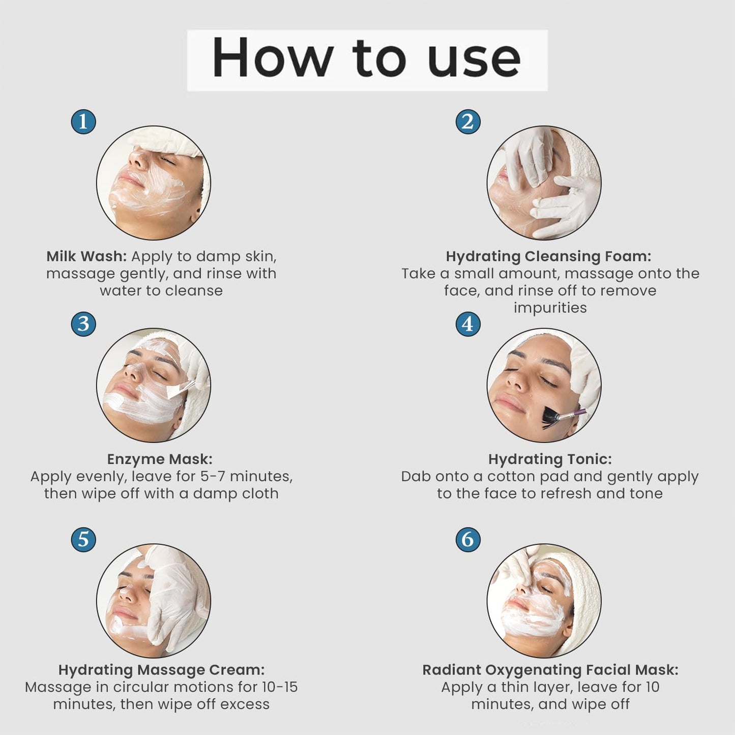 O3+ Bridal Facial Kit Hydrate & Glow For Dry Dehydrated Skin 10 Steps