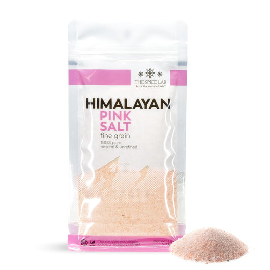 The Spice Lab Pink Himalayan Salt - Sea Salt - 1 lb Bag - All Purpose Cooking & Table Salt - Non GMO Kosher Sea Salt - Nutrient and Mineral Dense for Health
