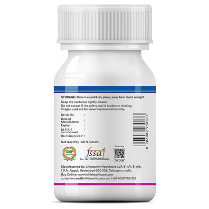 INLIFE Multivitamin Tablets For Men & Women with Ginseng & Prebiotic Probiotic | Multivitamin Supplement with Vitamin B12, C, D, E, Zinc & Biotin Nutrition Tablet (60 Tablets)