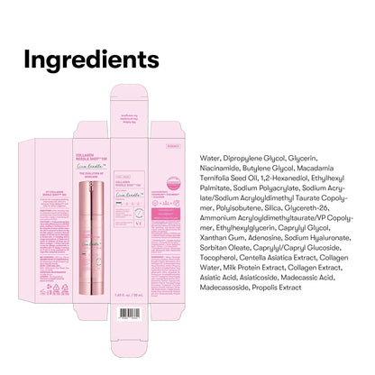 VT COSMETICS Collagen Reedle Shot 100 – Korean Skincare Micro-Spicule Ampoule with Collagen for Hydration Support, Skin Elasticity Care, Smooth Texture and Lightweight Absorbing Serum | 50ml