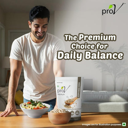 ProV Premium Raw Sunflower Seeds | 250g | High Protein & Fiber | No Cholesterol, No Sugar | Unroasted Surya Phool
