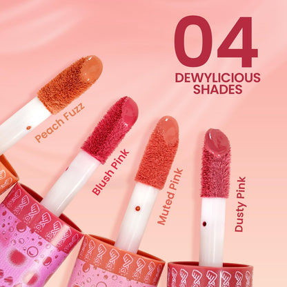 Swiss Beauty Dew It Up Liquid Blush | Dewy Finish| High Colour Payoff | Hydrating | With Vitamin E & C | Shade- 1. Peach Fuzz, 4ml