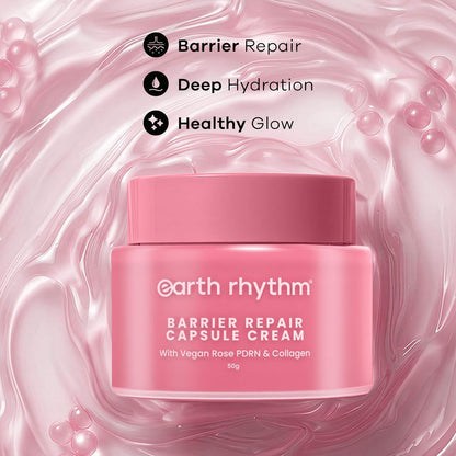 Earth Rhythm Rose PDRN Collagen Barrier Repair Capsule Cream