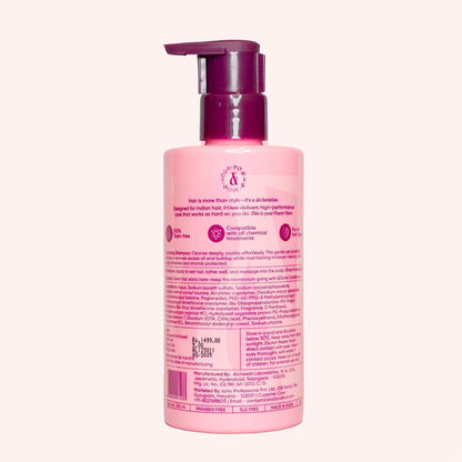 Hydrating Shampoo, Dry Hair, Frizzy Hair, Bond Repair, Moisturizing, Nourishing, Strengthening, Frizz Control, Hair Repair, Chemically Treated Hair, SLS Free, Paraben Free, Salon Care, Hair Care, 300ml