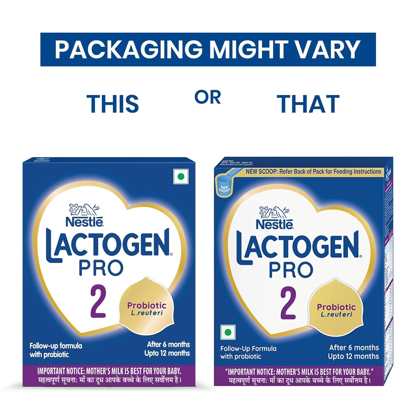 Lactogen Pro 2 Powder, Follow-Up Formula With Probiotic, After 6 Months Up To 12 Months, Bag-In-Box Pack, 400g.