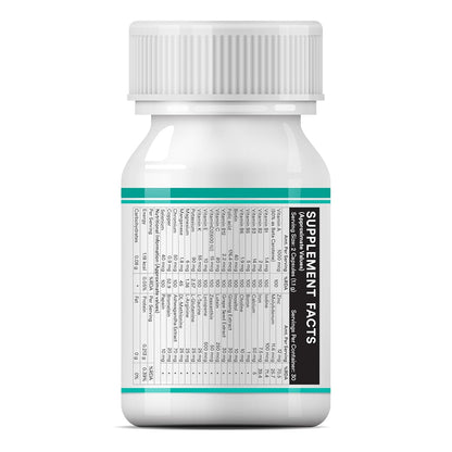 INLIFE Multivitamin for Men with Biotin Ginseng Ashwagandha Zinc Magnesium Vitamin D3 B12 & Minerals Amino Acids Antioxidants Daily Formula Supplement - 60 Capsules (Pack of 1, 60)