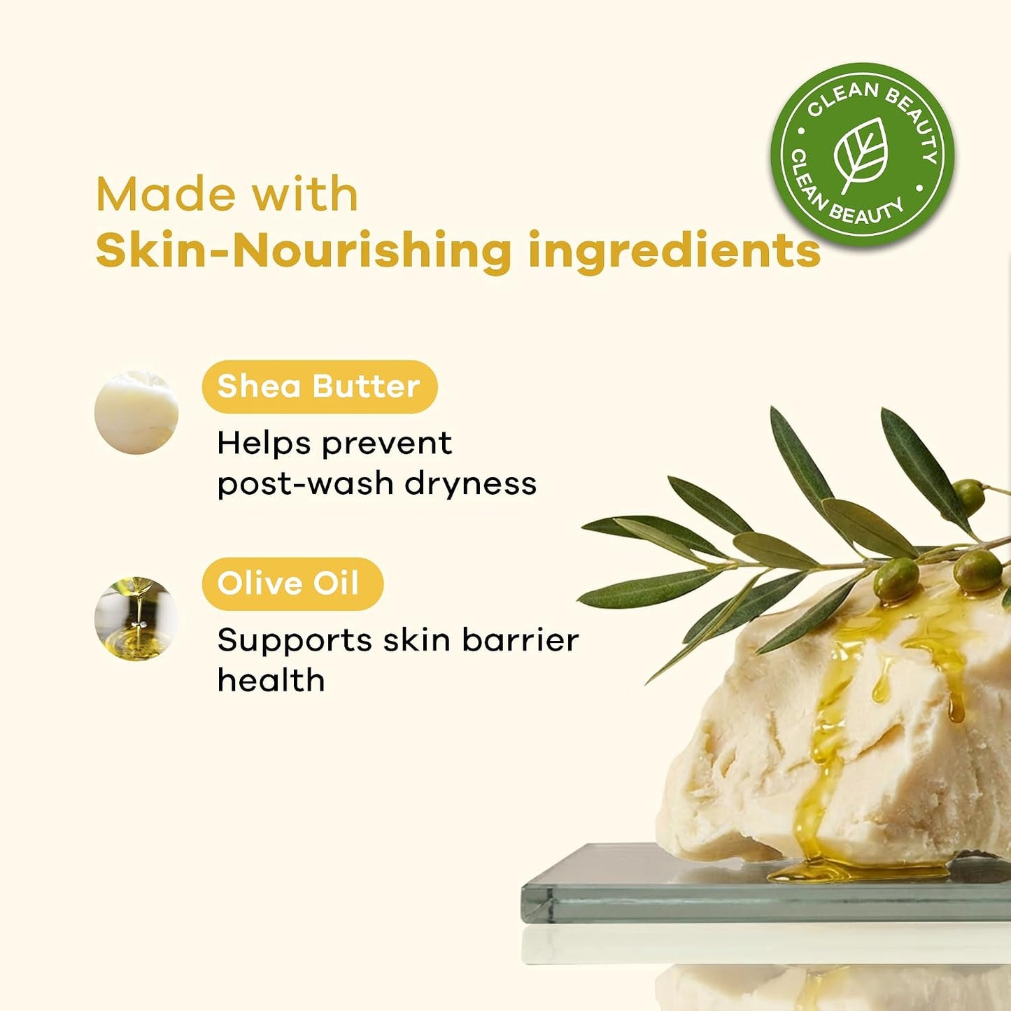 Earth Rhythm Butter Cream Soap, 48H Moisture, Gentle Cleanse, No Sulphates, No Phthalates – Vanilla Creme