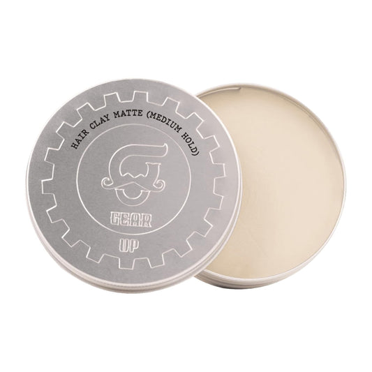 Beauty Garage Gear Up Matte Medium Hold Hair Clay | Non-Greasy Finish | Long-Lasting Style, 100g