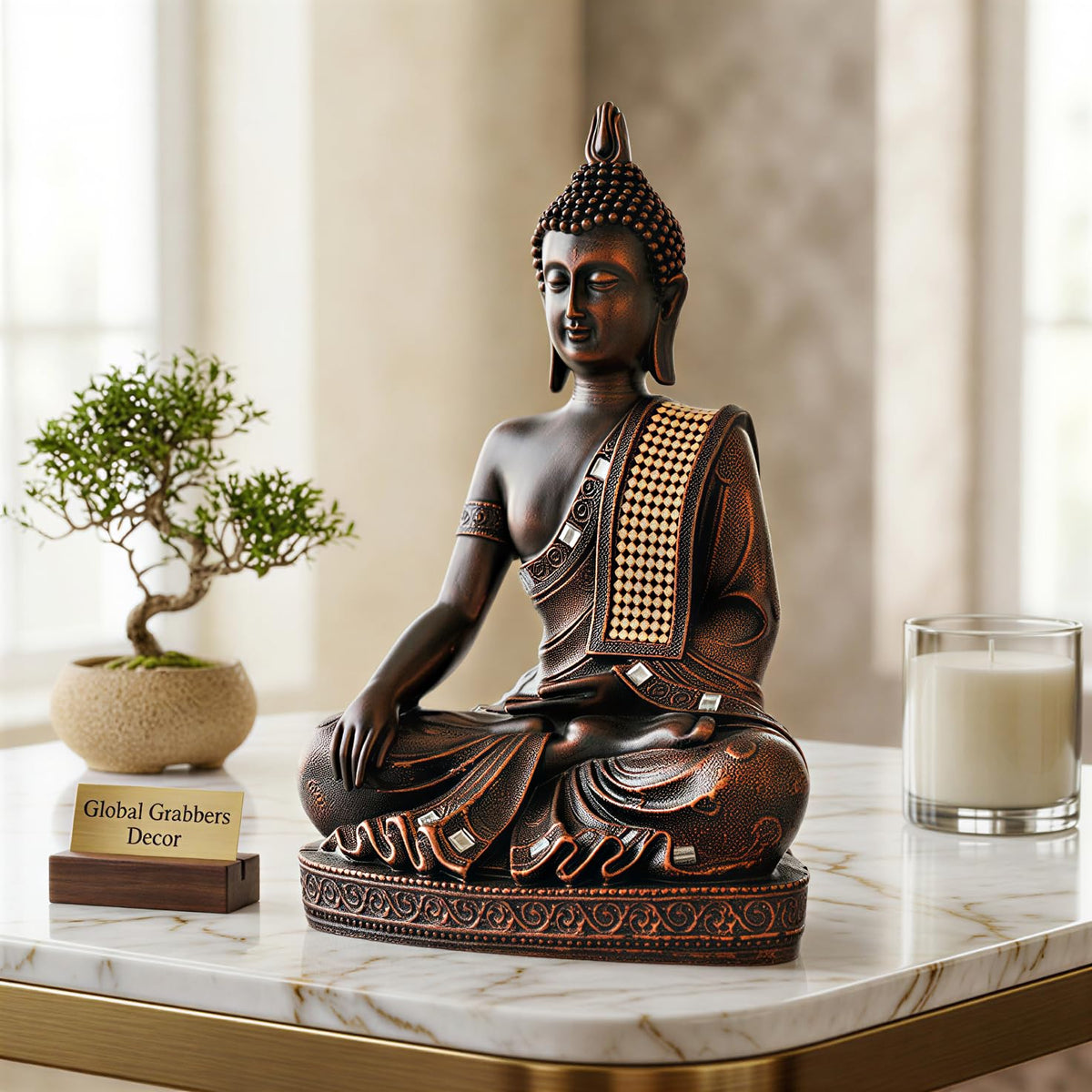 Buddha Idol Statue | Home Decoration Items for Living Room