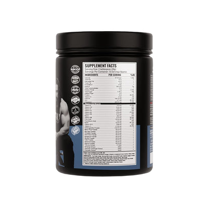 Growfit Hefit 100% Natural Plant Protein Powder 400g | 12g Protein - Pea Isolate | Easy to Digest | Meal Supplements for Muscle Growth & Recovery | 50+ Organic Herbs | No Added Sugar (Coffee Berry)