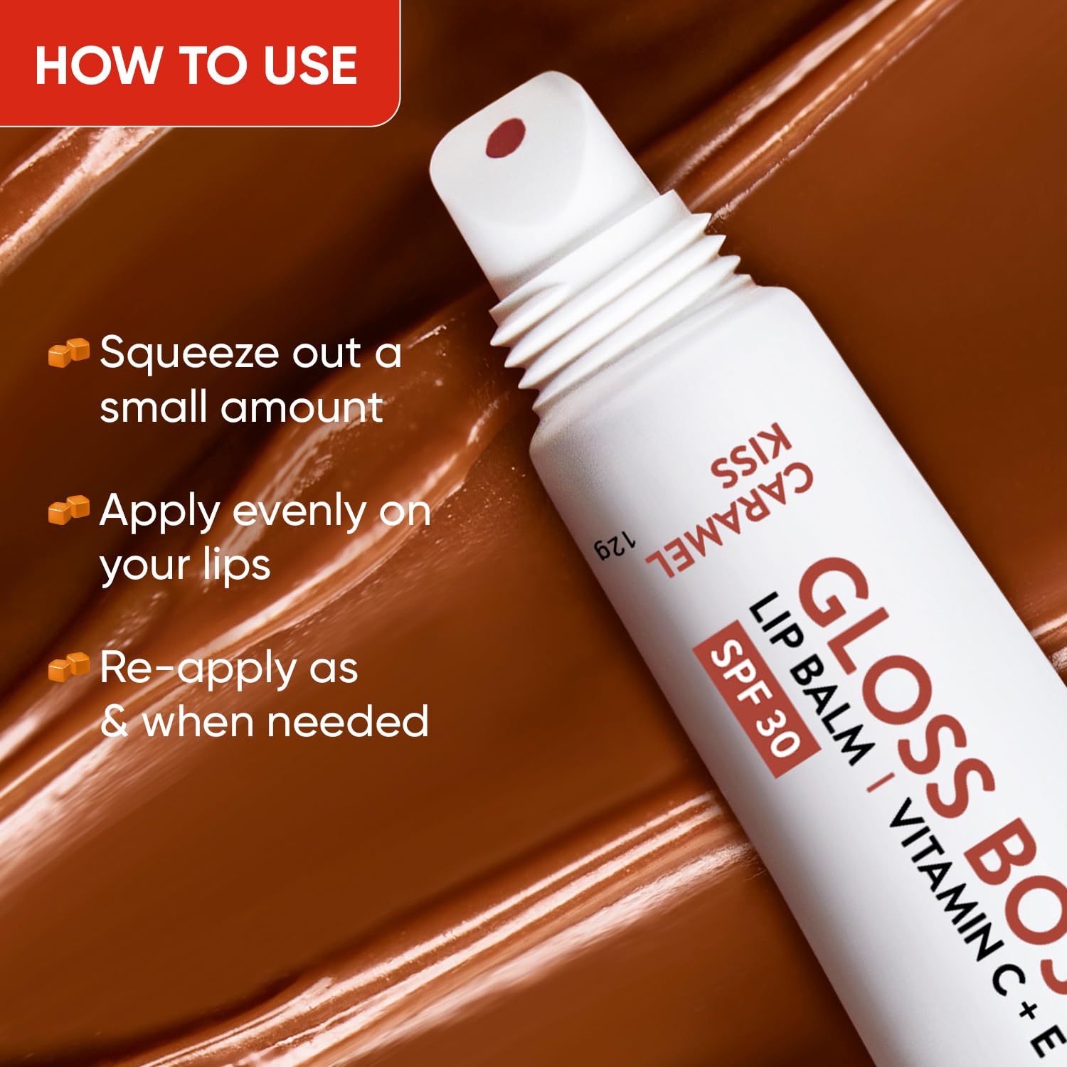 Zephivo DOT & KEY Dot&Key Salted Caramel Tinted Lip Balm(12Gm)|With Spf 30|Lightweight&Non Sticky|Lip Balm For Women For Soft Smooth&Sun Protected Lips|Fades Lip Pigmentation|Deeply Moisturizes Dry Lips
