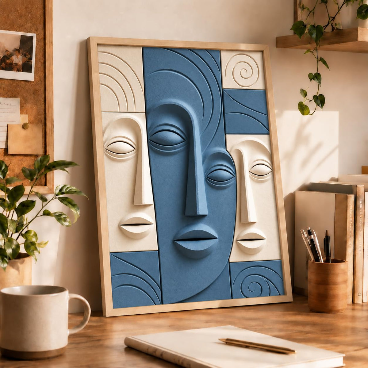 Botanical Woman Face Art - 8 | 16x24