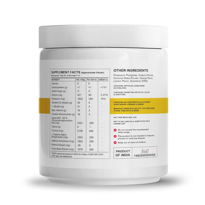Wellcore - God Mode Pre Workout Supplement (285g Powder, 15 Servings) | Valencia Orange | Only For Serious Lifters | Pre Workout For Men And Women With Caffeine & Creatine