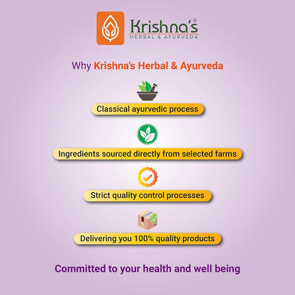 Krishna's Giloy Tulsi Juice, Enriched With Goodness of Giloy & Tulsi, No Artificial Colors or Flavours & Gluten Free - 1000 ml (Pack of 1)