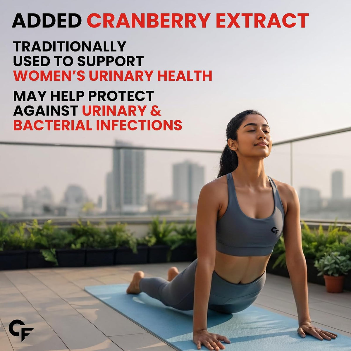 Carbamide Forte Women’s Probiotics Supplement 60 Billion CFU | Gut Health Supplements with Cranberry Extract | Pre & Probiotics Supplement for Gut Health | 60 veg Capsules