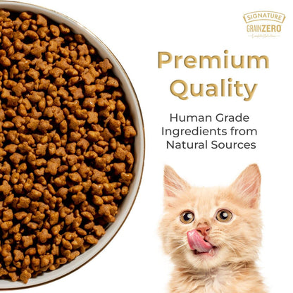 Grain Zero Adult Dry Cat Food 1.2kg | Ocean Fish, Sardine & Mackerel | 48% Fresh Fish Inclusion | Grain-Free & Gluten-Free | Promotes Healthy Skin & Coat | Suitable for All Breeds