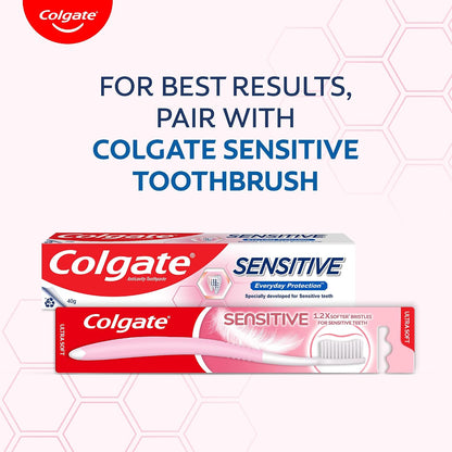 Colgate Sensitive Everyday Protection Toothpaste, For Sensitivity Relief, 80g