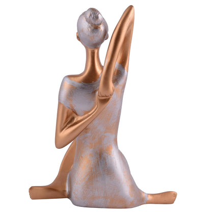 Yoga Lady Home & Office Decor showpiece (y1100)
