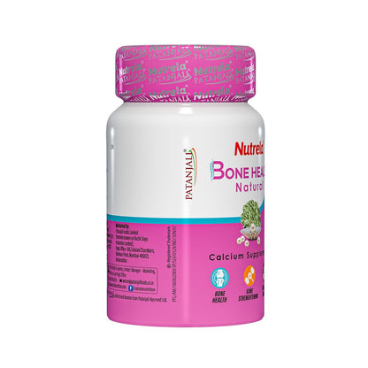 NUTRELA Bone Health Natural Calcium Supplement for Men & Women | Supports Bone Density, Joint Health, and Muscle Strength - 30 Capsules