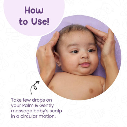 Mother Sparsh Nourishing Baby Hair Oil | Soothe & Nourishes Delicate Baby Scalp | Suitable Hair Oil for Newborns | Paraben Free, Sulphate Free- 100ml
