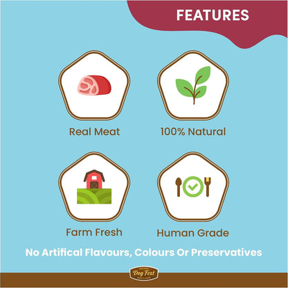 BarkButler x Dogfest Rabbit Ears & Chicken Treats for Dogs | Meat-First | Human Grade | Natural Ingredients | 0% Artificial Colours & Preservatives | Dog Treats for Puppy | 90g
