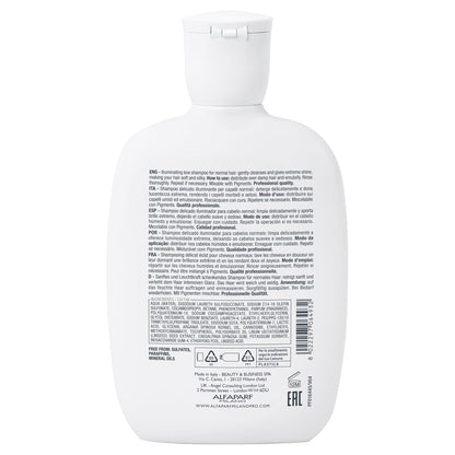 Alfaparf Milano Professional Diamond Shampoo -For INSTANT SHINY HAIR - Normal Hair, Adds Radiance - Sulfate, Paraben and Paraffin Free, Safe for Color Treated Hair, Professional Salon Quality - 250ml